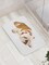 Ambesonne English Bulldog Bath Mat, Sad and Tired Bulldog Laying Down European Pure Breed Animal Photography, Plush Bathroom Decor Mat with Non Slip Backing, 29.5" X 17.5", Brown Cream